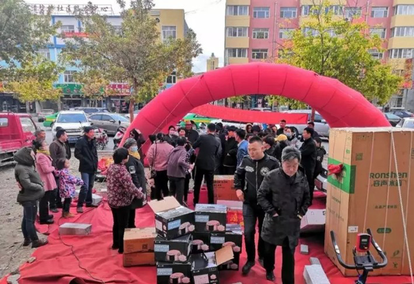 企叮咚助力裝修公司活動現場